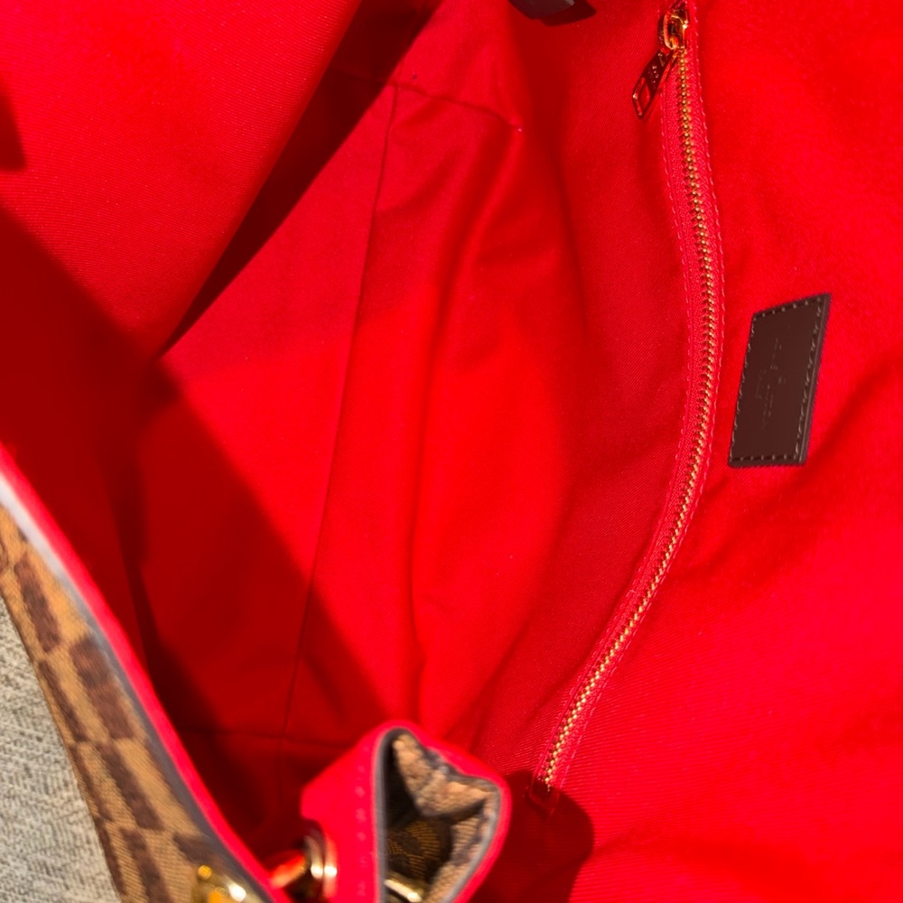 Louis Vuitton Brown Checkered Shoulder Bag - Picture 13 of 16